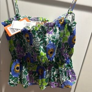 RHODE Multicolor Floral Camisole